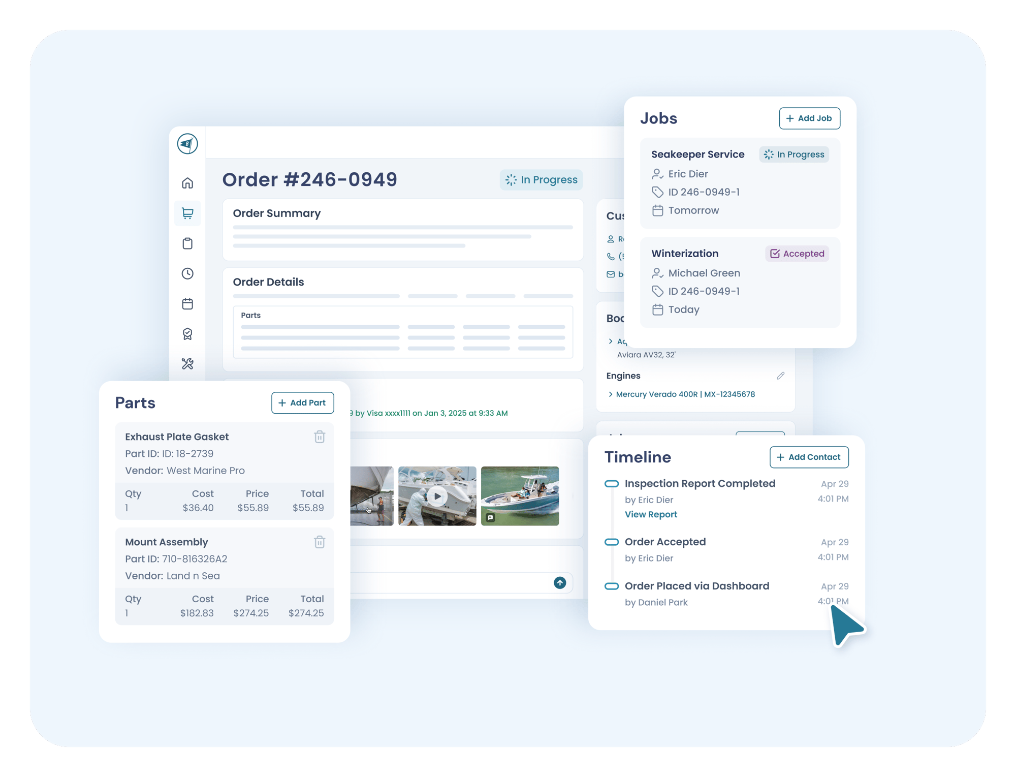 Boatyard Order Details Boatyard Order Details