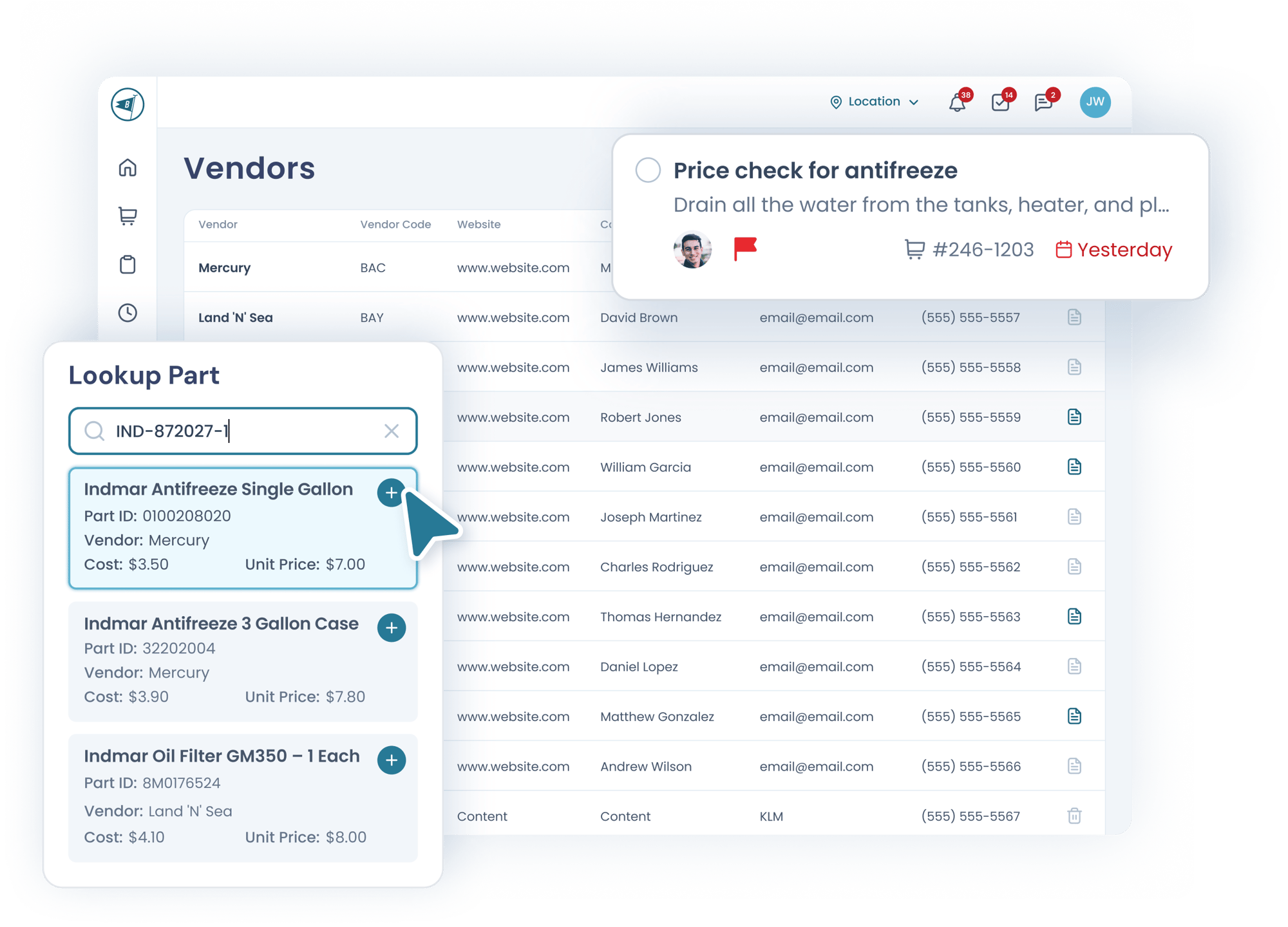 Boatyard Parts Lookup